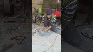 Auto tyre puncture repairingviralshort auto tyre car repairing [upl. by Annatsirhc]