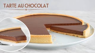 La Meilleure TARTE au CHOCOLAT avec PÂTE SABLÉE  Recette Facile et Ultra Fondante [upl. by Eila]