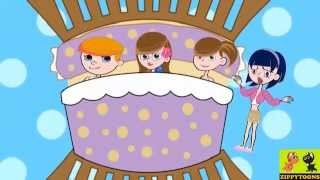 Nursery Rhyme  Roll Over  Kids Songs With Lyrics By ZippyToons TV [upl. by Jonell248]