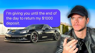 Marketplace Corvette Scammer Steals 1000 from Me [upl. by Fowkes]