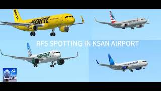 RFS Spotting plane in ksan Airport [upl. by Hulbard]