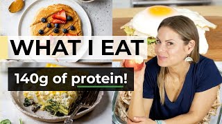 WHAT I EAT IN A DAY  48 Year Old Whole Food High Protein 💪 [upl. by Hukill]