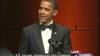 PT12 Barack Obamas StandUp Comedy at 65th Radio amp Television Correspondents RTCA Dinner [upl. by Ailekahs692]