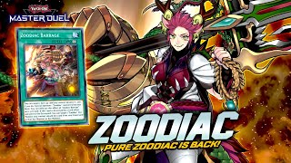 PURE ZOODIAC  ZOODIAC BARRAGE IS BACK Mighty Contender Master Duel [upl. by Ecnarret31]