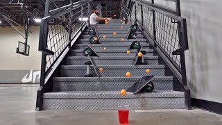 Ping Pong Trick Shots 4  Dude Perfect [upl. by Anahsed908]