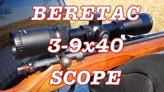 BERETAC 39x40 TACTICALHUNTING SNIPER MILDOT Reticle Scope [upl. by Aneloc]