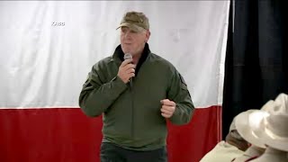 Trumps border czar Tom Homan Texas Gov Greg Abbott full speeches during visit to border [upl. by Terrab]