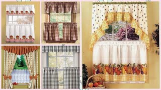 Best 50 Kitchen Curtains Ideas 2024  Window Curtain Designs  Curtain Design Ideas for Kitchen [upl. by Dalt816]