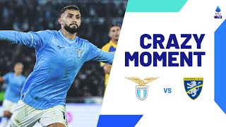 Lazio turn the game around in 2 minutes  Crazy Moment  LazioFrosinone  Serie A 202324 [upl. by Macgregor]