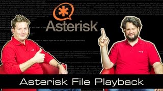 Asterisk Tutorial 09  File Playback english [upl. by Hpseoj]