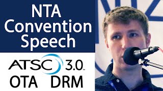 Antenna Man Speaks about OTA amp ATSC 30 DRM at NTA Convention [upl. by Emilie]