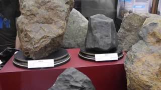 Chondrite Meteorites Museum of natural history Vienna [upl. by Iras]