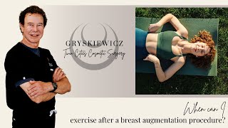 When can I exercise after breast augmentation [upl. by Swithin]