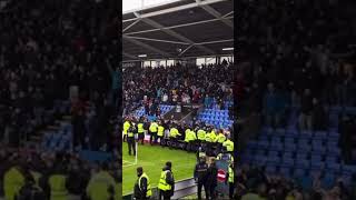 Shrewsbury fans v Birmingham👏🏻😂birminghamcityfootballclub shrewsburytown awaydays [upl. by Kersten]