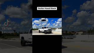 Gutter Hood Stack dieseltrucks automobile cummins [upl. by Eniloj]