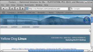 Yellow Dog Linux 62 PS3 How to download burn and install part 1 [upl. by Asilak]