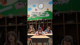 Dissociating by the classroom heat vent ✏️😌 nostalgia funnyvideo ClassroomASMR [upl. by Adleme]