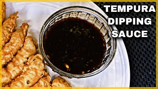 How to make Japanese Style Tempura Sauce  Tempura Sauce  Vegetarian Recipe [upl. by Yoc780]