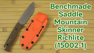 Розпаковка Benchmade Saddle Mountain Skinner Richlite 150021 [upl. by Myke]