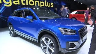 Salon de Genève l’Audi Q2 un SUV aux finitions réussies [upl. by Rokach]