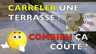 CARRELER UNE TERRASSE quotCOMBIEN ÇA COÛTEquot  SUPPORT DALLAGE BÉTON ARMÉ EN EXTÉRIEUR 12 [upl. by Ojeibbob978]