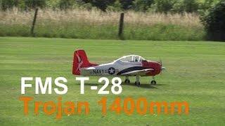 FMS 1400mm T28 Trojan engine upgrade [upl. by Uzial]