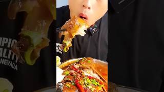 Big Fish Sour Soup mukbang eatingshow china eating asmr shorts steamedfood [upl. by Anerak]