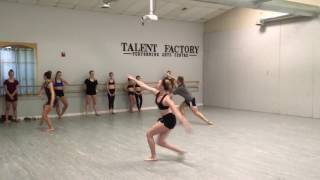 Lyrical Class at The Talent Factory 72116 [upl. by Woodward276]