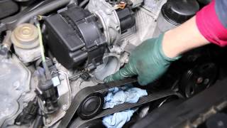 How to Replace a Thermostat in a Mercedes V6 Engine 1998 to 2005 M112 [upl. by Vassaux]