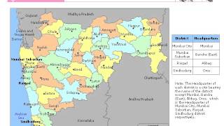 Maharashtra Editable Map [upl. by Mullen261]