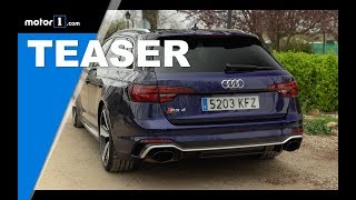 Teaser Audi RS 4 Avant 2018  Prueba  Review en español  Test [upl. by Phonsa]