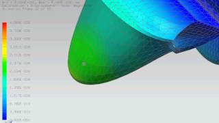 NX 75 Advance Simulation  NX Nastran  Displacement Analysis  Centrifugal Force [upl. by Colley]