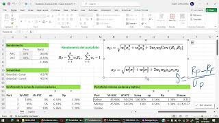 FZ202120232303 Teoría de Inversiones  9Portafolio 5 activos cont [upl. by Rajewski]