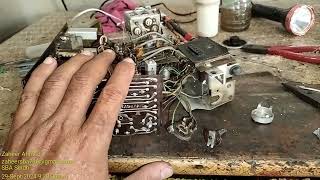 Antique Radio Philips L4X26T Volume Repair [upl. by Annaili]