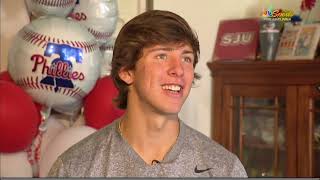 Thunder Pitcher Luke Gabrysh featured on NBC Sports Philly  Trenton Thunder [upl. by Anippesuig]