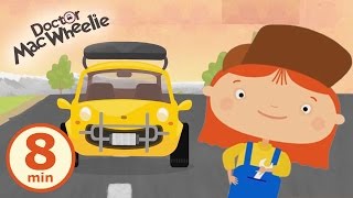 Cartoni animati per bambini La dottoressa Mac Wheelie e le avventure della macchinina gialla [upl. by Florette]