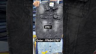 Denim Jacket For Boys Rs 299🔥 Mens Fashion  Denim Jacket shorts jacket denim trending [upl. by Ennaerb]