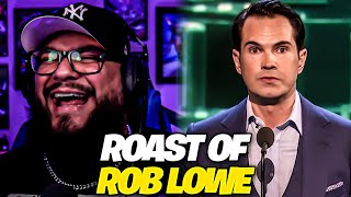 Jimmy Carr  Roast of Rob Lowe Reaction [upl. by Olonam]