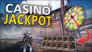 WINNING the JACKPOT at the BANDIT CASINO  Rust Solo Survival 2 [upl. by Aicelav524]