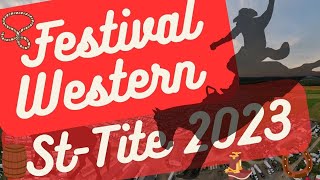 Survol du festival Western de St Tite 2023  Dji mini 3 pro 4k60 [upl. by Sonitnatsnok]