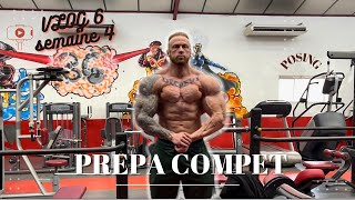 VLOG PRÉPARATION COMPÉTITION BODYBUILDING  SEMAINE 4  NOUVEAUX BRÛLEURS DE GRAISSE  POSING GYM [upl. by Moulton249]