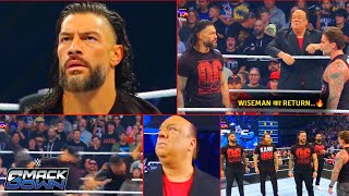 LADIES amp GENTLEMAN ☝️🔥 Paul Heyman returns w Cm punk Romans 5th GuY wwe Smackdown highlights [upl. by Nahshu484]