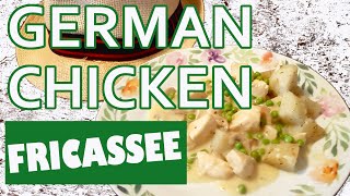 German Chicken Fricassee Recipe Hühnerfrikassee HOW TO MAKE THE TASTIEST GERMAN CHICKEN FRICASSEE [upl. by Anal]