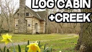 Artist Retreat Sugar Creek Log Cabin 23 acres creek Kentucky  Brad Simmons [upl. by Leirej729]