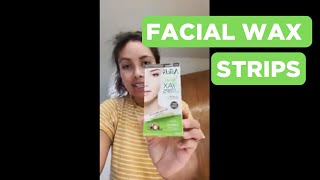 Nads Facial Wax Strips Review [upl. by Ahsino]