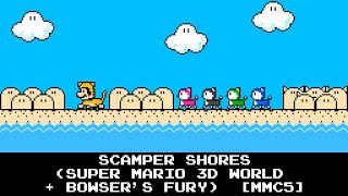 Famitracker Bits  Scamper Shores Super Mario 3D World  Bowsers Fury MMC5 [upl. by Alletnahs]