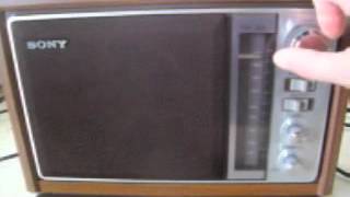 Vintage Sony ICF9740w Retro Style Radio [upl. by Nakre]