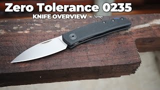 Zero Tolerance 0235 Slip Joint Knife  5Minute Review  Atlantic Knife [upl. by Aetnuahs]