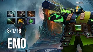 Dota 2 Pro Gameplay Emo Earth Spirit 8 1 18 High Skill Dota 2  Mid  Top 20 Rank [upl. by Kittie]