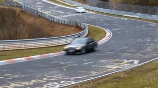 Nürburgring almost crashes with Mercedes AMG amp Sierra Cosworth  Brünnchen 2010 [upl. by Alane66]